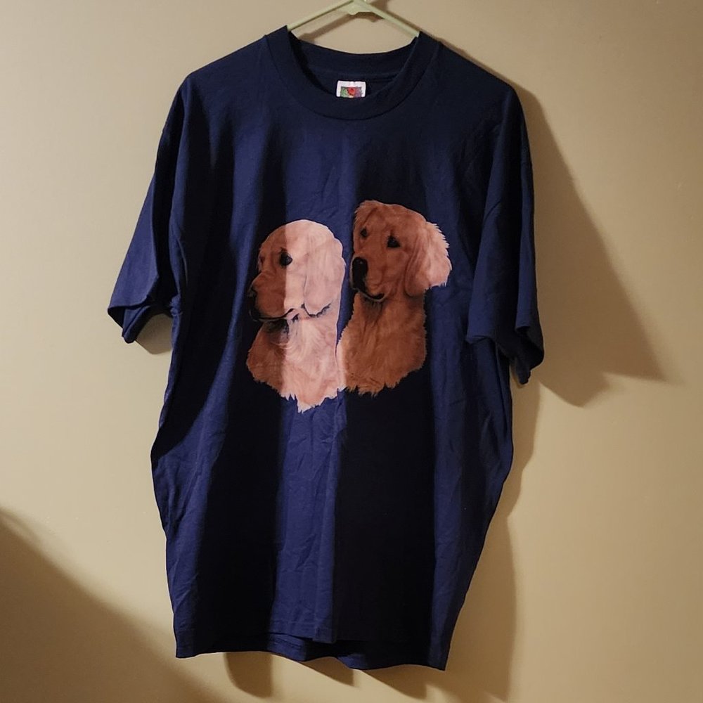 T Shirt w/Golden Retriever Design